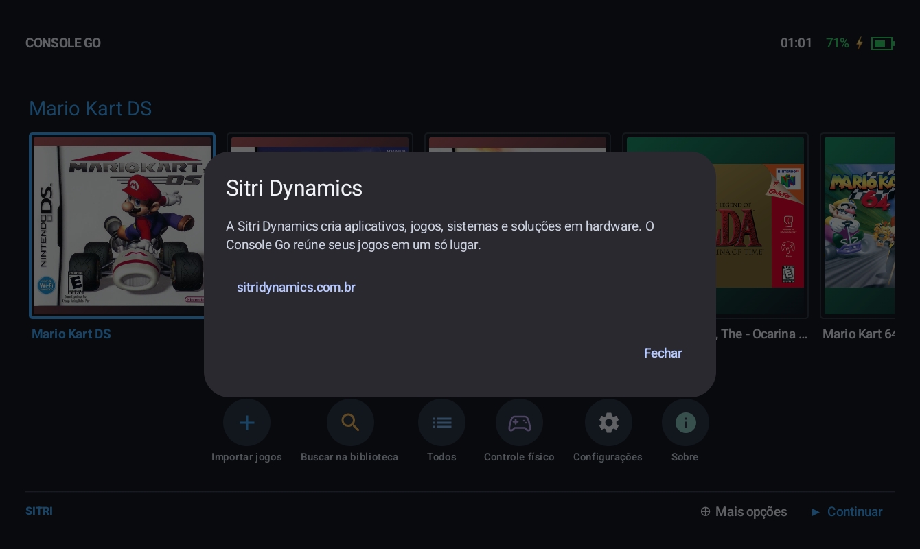 Console Go no tablet: sobre a sitri dynamics